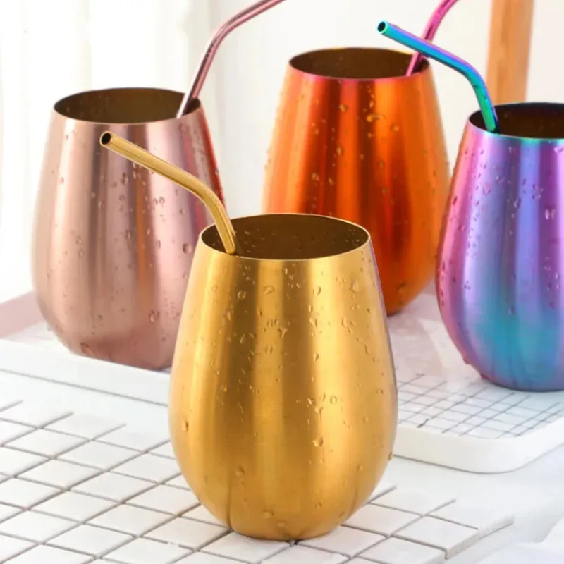 Stainless Steel Metallic Cup 500 ml