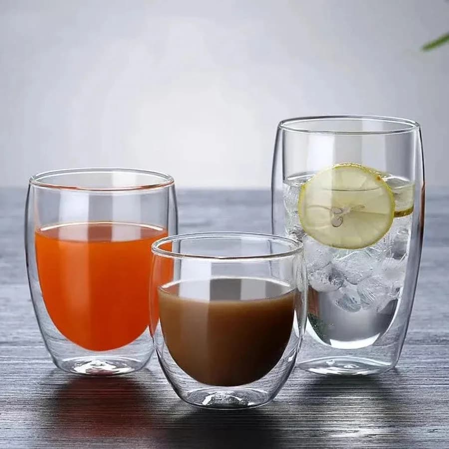 Double-Wall Glass Cups