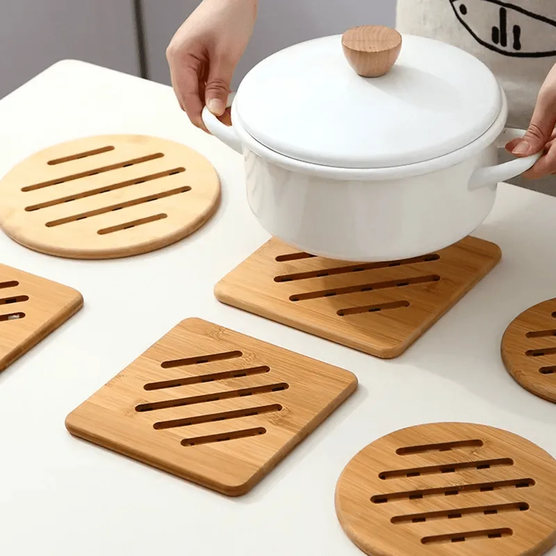 Wooden Trivet 17x17 cm