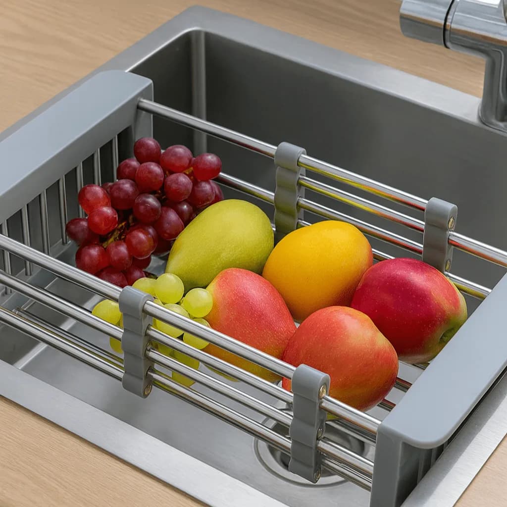 Adjustable Foldable Sink Dish Rack
