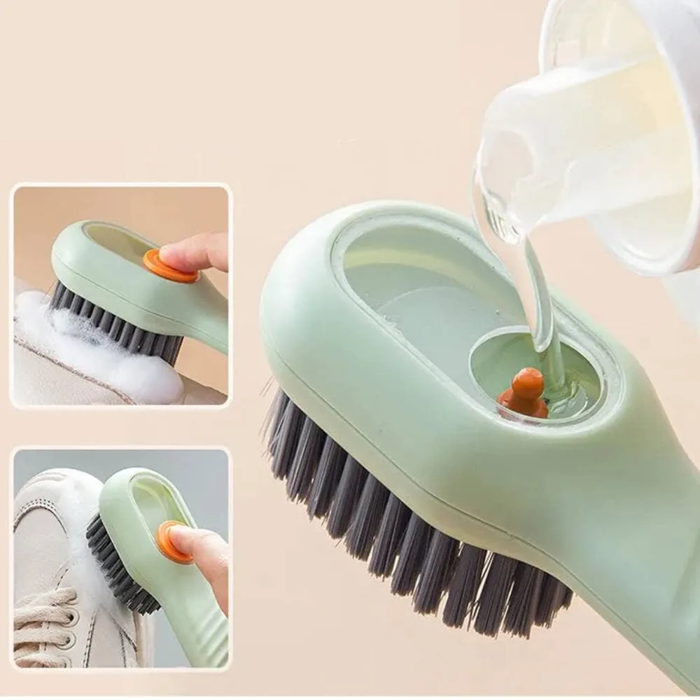 Cleaning Brush With Soap Dispenser