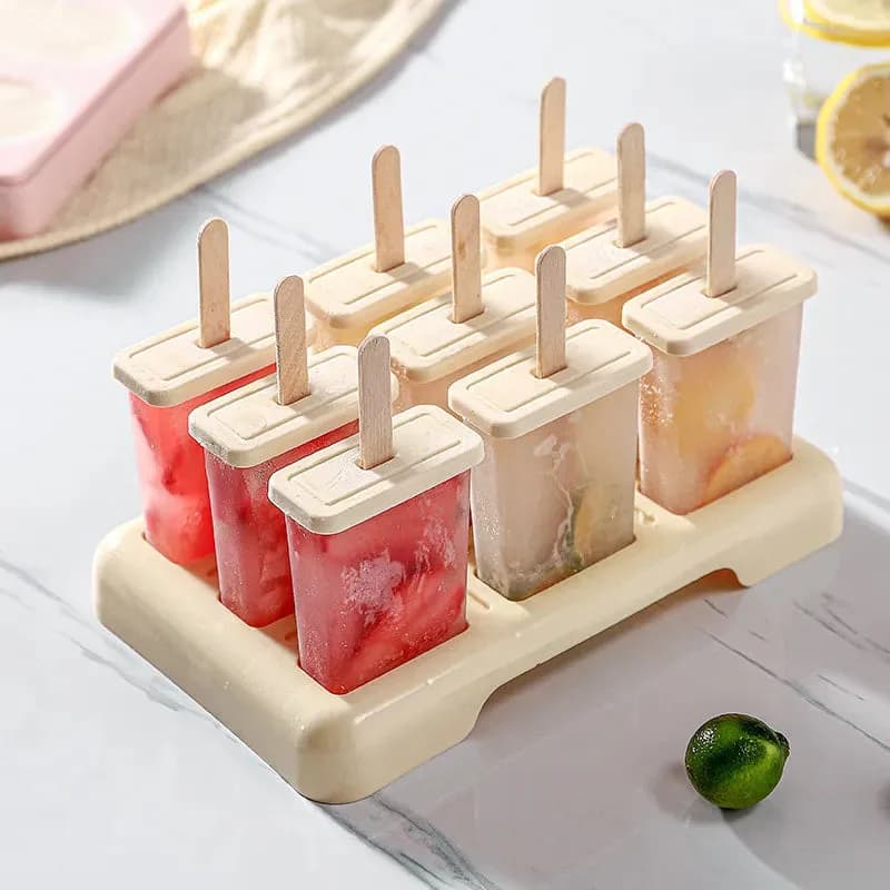 Popsicle Mold Tray with 9 Molds