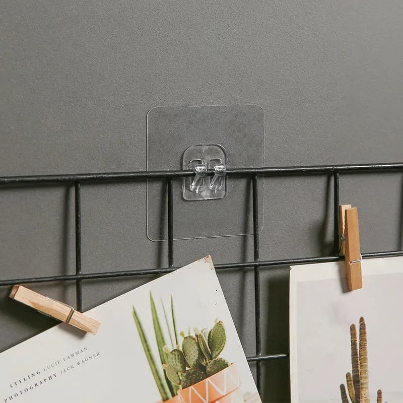 Clear Adhesive Wall Hooks