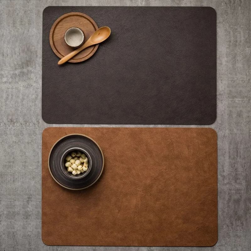 Rectangular Leather Placemat