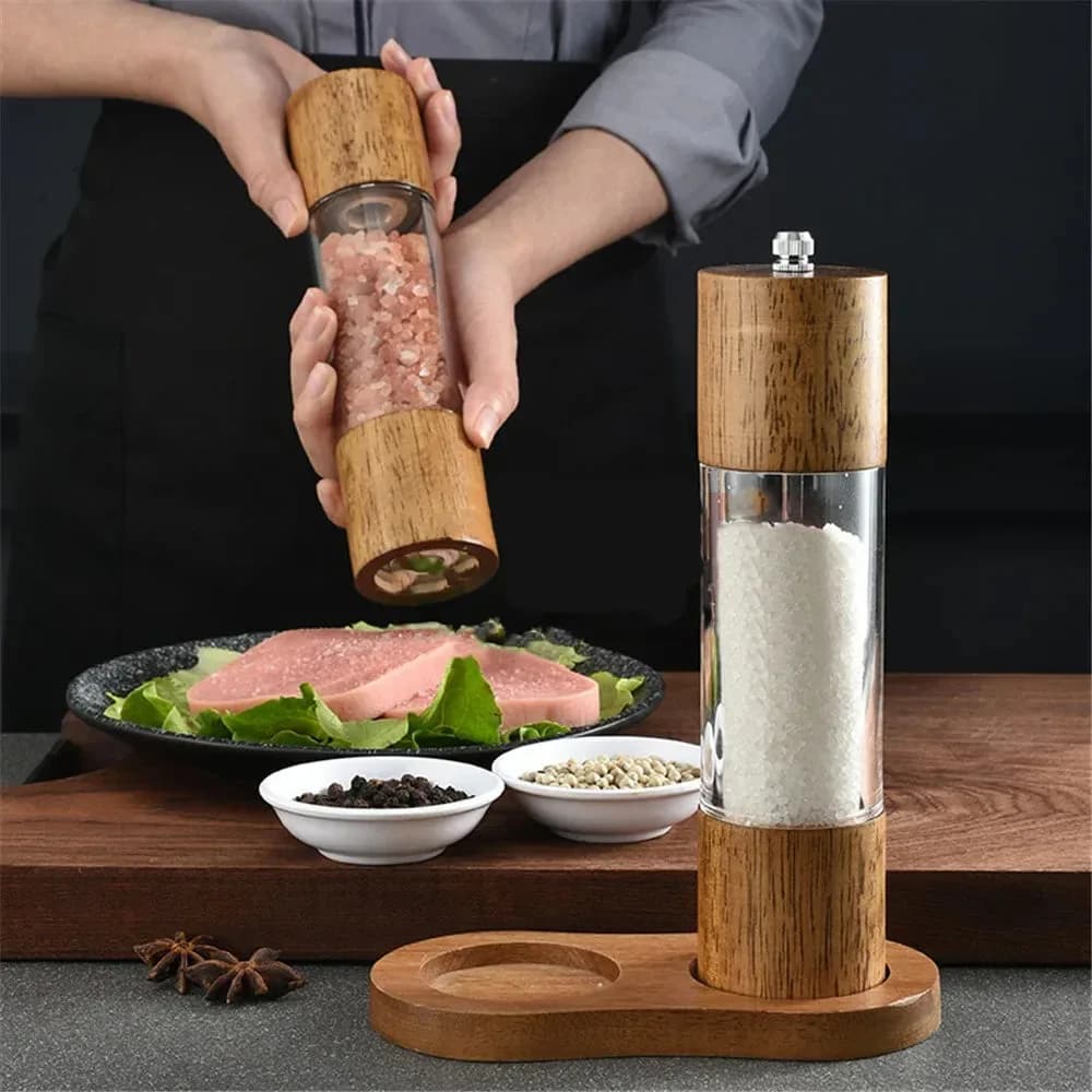 Wooden Salt and Pepper Grinder