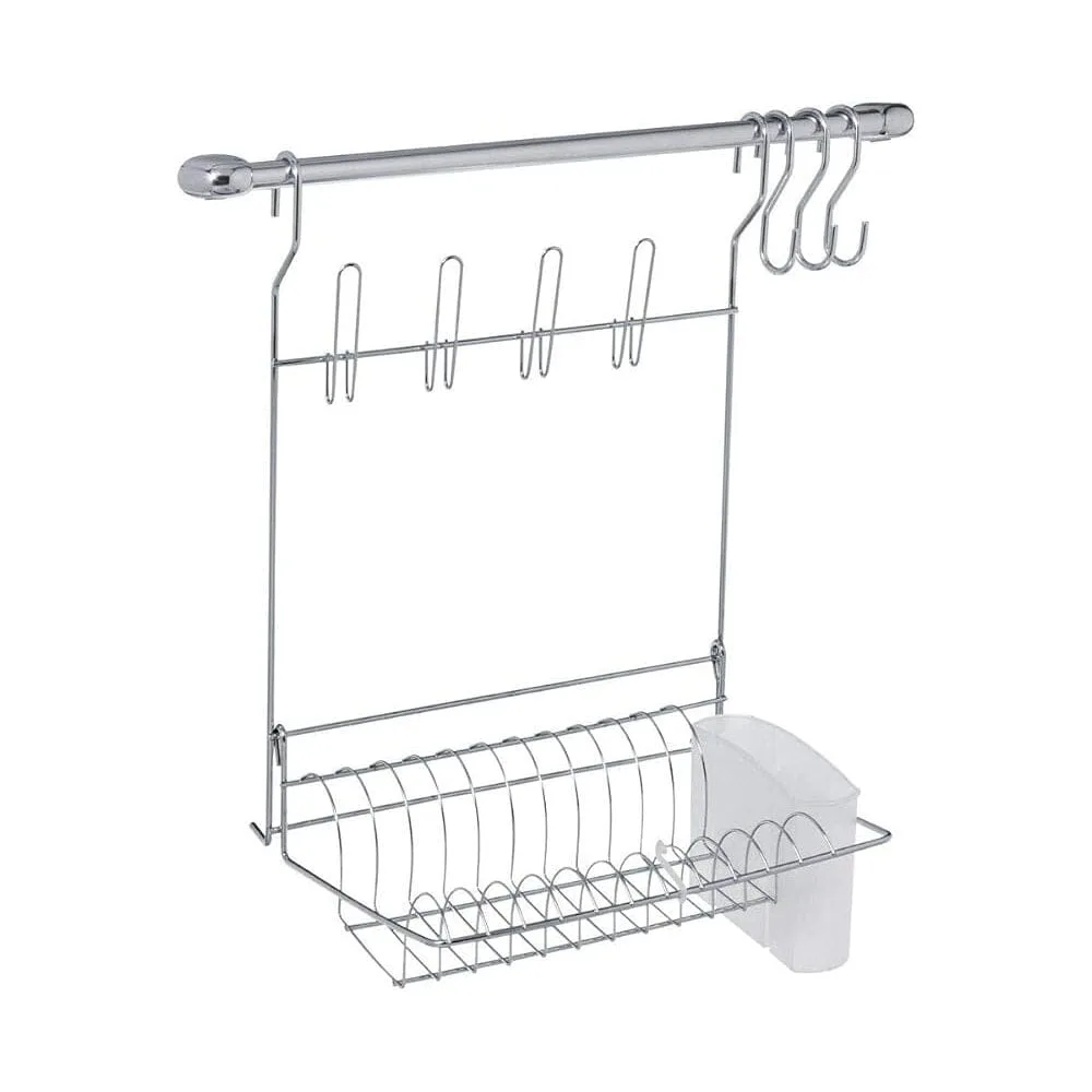 Utensil Organizer with Dish Rack, 6 Pieces
