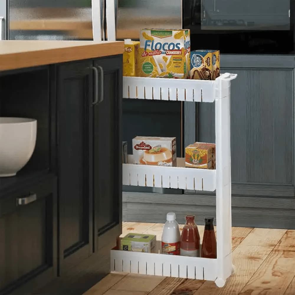 Rolling Multi-Use Organizer, 3 Tiers