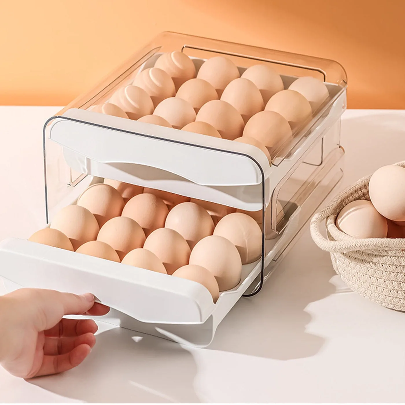Acrylic Fridge Egg Holder