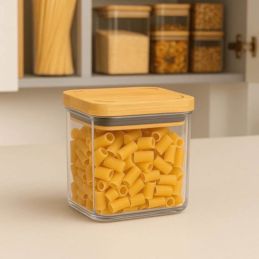 Airtight Container with Bamboo Lid 580 ml