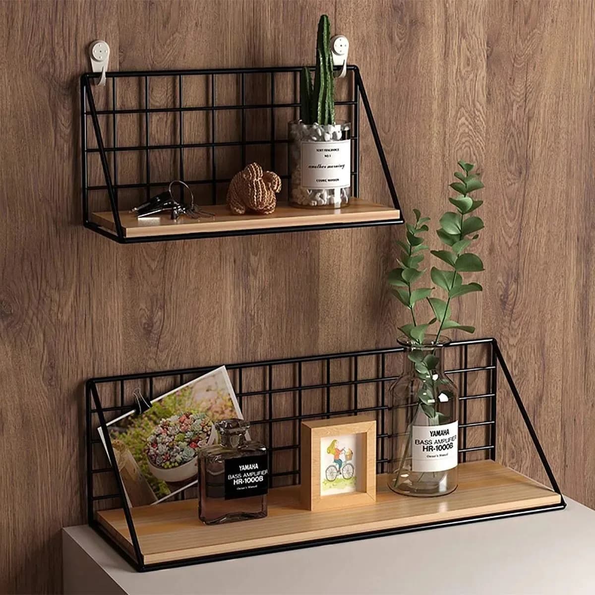 Black Iron Wall Shelf