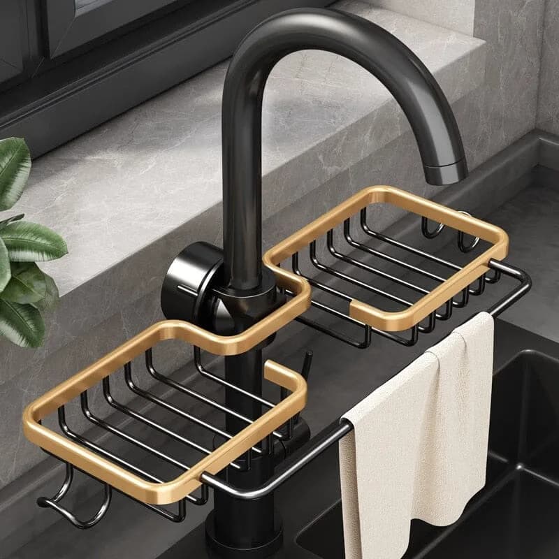 Faucet Sink Organizer Shelf