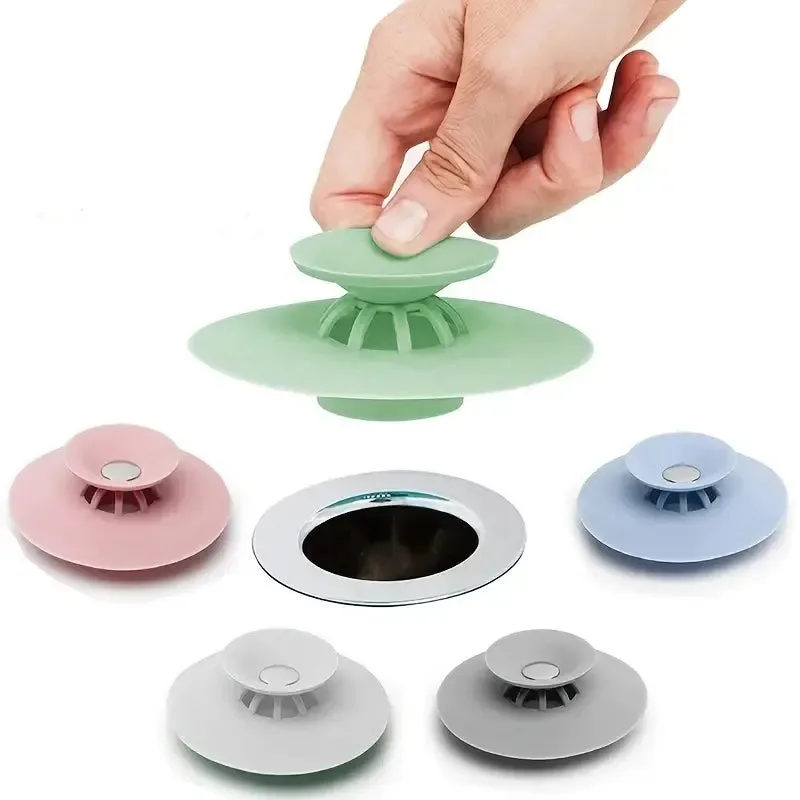Silicone Drain Cover, Set of 2
