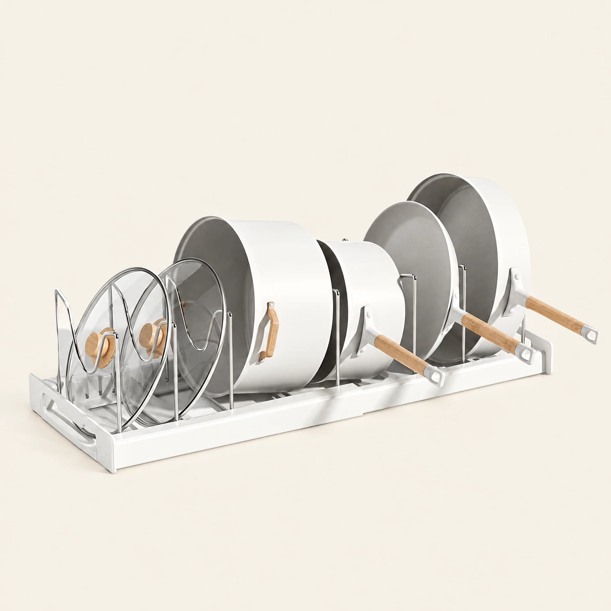 Expandable Pan & Lid Organizer